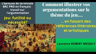 Terminale Bac Pro Les références culturelles argumentation [upl. by Hillard]