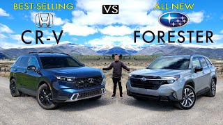 BEST CHOICE  2025 Subaru Forester vs 2025 Honda CRV Comparison [upl. by Arva460]