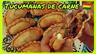 COMO PREPARAR TUCUMANAS DE CARNE BOLIVIANAS 🇧🇴 [upl. by Avaria]