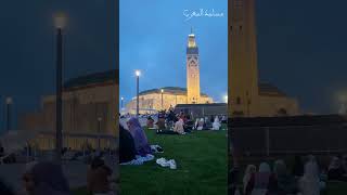 أذان صلاة المغرب في أجواء رمضانية بمسجد الحسن الثاني الدار البيضاء Adhan Ramadan Mosquée Hassan 2 [upl. by Gerald]