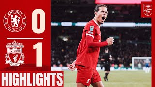 HIGHLIGHTS Unreal Scenes as Virgil van Dijk Wins Carabao Cup At Wembley Chelsea 01 Liverpool [upl. by Ueihttam697]