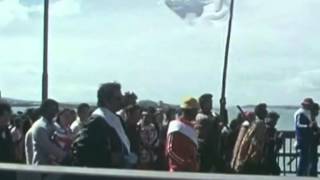 1975 Matakite Maori Land March crossing the Auckland Harbour Bridge [upl. by Pavior]