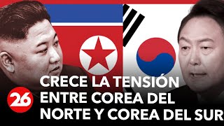 Aumenta la tensión entre Corea del Norte y Corea del Sur [upl. by Wolfie693]