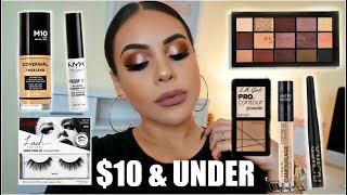 FULL FACE NOTHING OVER 10 AFFORDABLE MAKEUP TUTORIAL  JuicyJas [upl. by Manbahs527]