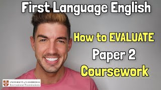 iGCSE First Language English  How to EVALUATE ideas Directed WritingCoursework [upl. by Enila]