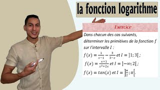 fonction logarithme 2 bac exercices corrigés  primitive de la fonction logarithme 2 bac exercices [upl. by Wendolyn101]