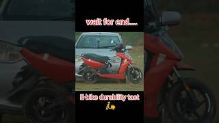 Ebike durability test viralvideo shorts trending shortvideo mrbeast ytshorts [upl. by Ahsenyl]