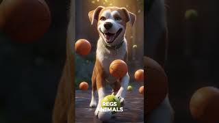 Dogs playing ball🐶 funnyanimals funny dog pets animals forkids shortsvideo shorts [upl. by Comyns]