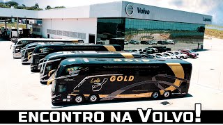 INÉDITO UM ENCONTRO NA CONCESSIONÁRIA VOLVO  NOVOS ÔNIBUS MARCOPOLO G8 E COMIL INVICTUS DD [upl. by Attenaej529]