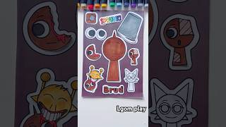 🌈diy sticker🌈 인크레디박스 스프런키 브러디 스티커 Incredibox SPRUNKI Brud diy sticker sticker [upl. by Doowyah]