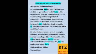 GAST DTZ B1 Briefe schreiben Prüfung B1 Neu 2024 dtz gastdtz gast briefschreiben Brief [upl. by Fotzsyzrk]