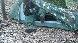 GEERTOP 1 person bivy tent set up and review [upl. by Aikemat743]