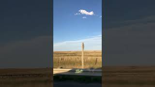 Short Driving north on the 2 from Claresholm Alberta pasenger [upl. by Ja]