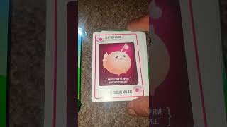 opening a Streaking Kittens Exploding Kittens Expansion Pack [upl. by Laehctim]