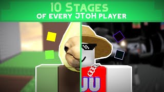 The 10 Stages of Every JToH Player [upl. by Ahilam978]