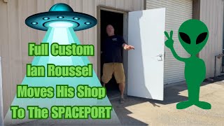 Full Custom Ian Roussel Gives You A Tour Of His NEW SHOP And ICONIC Location 👽👽 [upl. by Voccola]