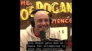 Joe Rogan gets mad at Jamie for interrupting [upl. by Laro491]