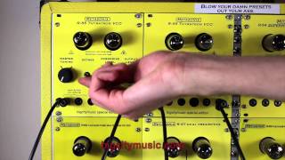 Beautiful Metasonix R55 Vacuum Tyratron VCO Arpeggiations [upl. by Jeana]