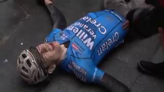 Wout van Aert Strade Bianche 2018 finish [upl. by Grati843]