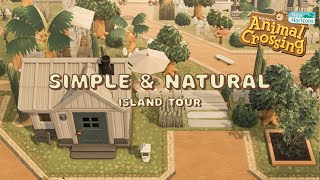 Simple amp Natural Town Island Tour  Animal Crossing New Horizons [upl. by Eintrok701]