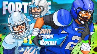 I GOT THE NEW NFL SKINS EARLY  Fortnite Battle Royale [upl. by Enilarac]