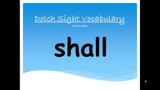 Dolch Sight Words Grade 3 II [upl. by Ragnar611]