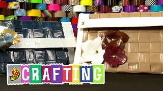 How to Craft a Duct Tape Woven Purse [upl. by Geer]