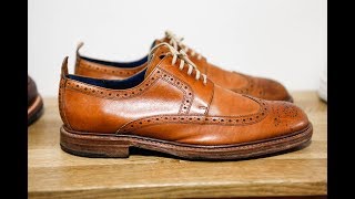 Barker Bailey Brogues Shoes Review Cedar Calf Tan Leather [upl. by Ainel]