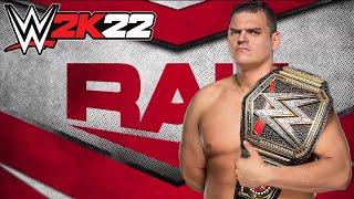 WWE 2k22  Universe Mode  Episode 75  Raw [upl. by Yrelav]