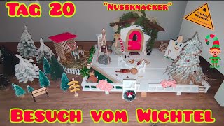 Besuch vom Weihnachtswichtel  Tag 20 quotNussknackerquot 🎅 weihnachten wichtel christmas [upl. by Alaikim602]