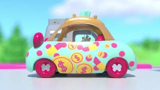 SHOPKINS CUTIE CARS  Splash ‘n’ Go SONG  Color Change [upl. by Effie]