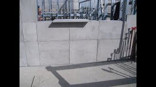 Steel Frame Walls with FOAM CONCRETE slabs  COISOIMPER [upl. by Catima84]