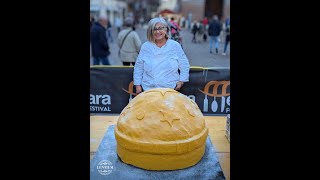 Ferrara Food Festival 2024 IL PROCESSO AL PASTICCIO DI MACCHERONI  quotRina Polettiquot [upl. by Linsk934]