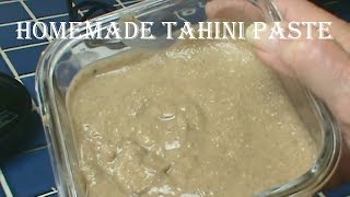 Cooking From Scratch How to Make Tahini Paste [upl. by Neerbas246]