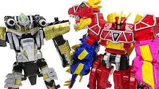 Power rangers dino charge megazord tristegoptera formation  DuDuPopTOY [upl. by Aldin]