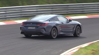 2020 BMW 8 Series 840i  Exhaust SOUNDS On The Nurburgring [upl. by Eelyrag]