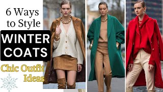 Fall WINTER COATS and Styling Ideas  6 Types of Winter Coats and How to Style Them winterstyle [upl. by Thaddeus667]