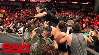 The Shield strike back at their attackers Raw Sept 10 2018 [upl. by Airahs999]