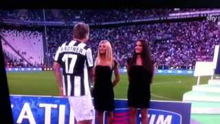 Bomber Bendtner alla premiazione scudetto 201213 [upl. by Clance168]