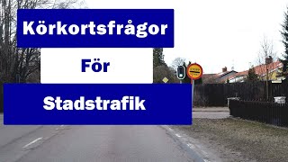 Körkortsfrågor stadstrafik från körförsiktigt [upl. by Ryter]