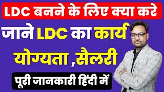 LDC kaise Bane  LDC kya hota hai  Lower Division Clerk Work  RSMSSB LDC 2022  LDC [upl. by Tiffanle291]