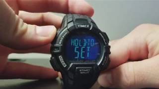 Set Time and Date on Timex IRONMAN Watch [upl. by Shanleigh]