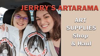 JERRYS ARTARAMA Shopping Trip and Art Supply Haul [upl. by Ahmed]