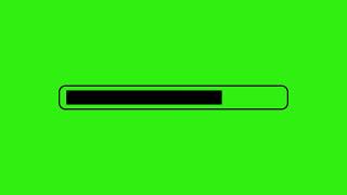 Loading Bar Animation on Green Screen Background  Royalty Free  FREE DOWNLOAD LINK☟ [upl. by Kilroy]