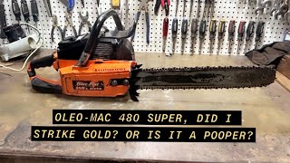 Fixing an OleoMac 480 super chainsaw [upl. by Floridia653]