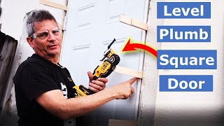 Installing an Exterior Door Perfectly  The Right Way [upl. by Caras]