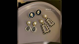 Pearl earrings [upl. by Hsetirp]