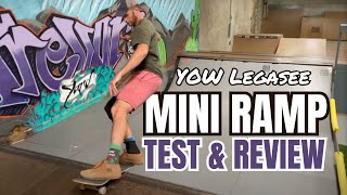 YOW Legasee Trucks Test Ride amp Review on a Mini Ramp [upl. by Asial]