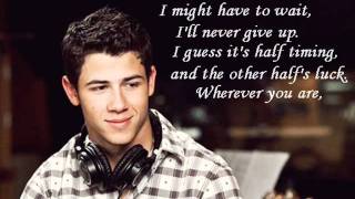 Nick Jonas  Havent met you yet cover  lyrics [upl. by Etnuhs4]