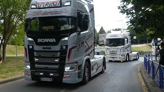 Truckshow Douai 2023  Départs des camions  Trucks Passions  4K [upl. by Musetta47]